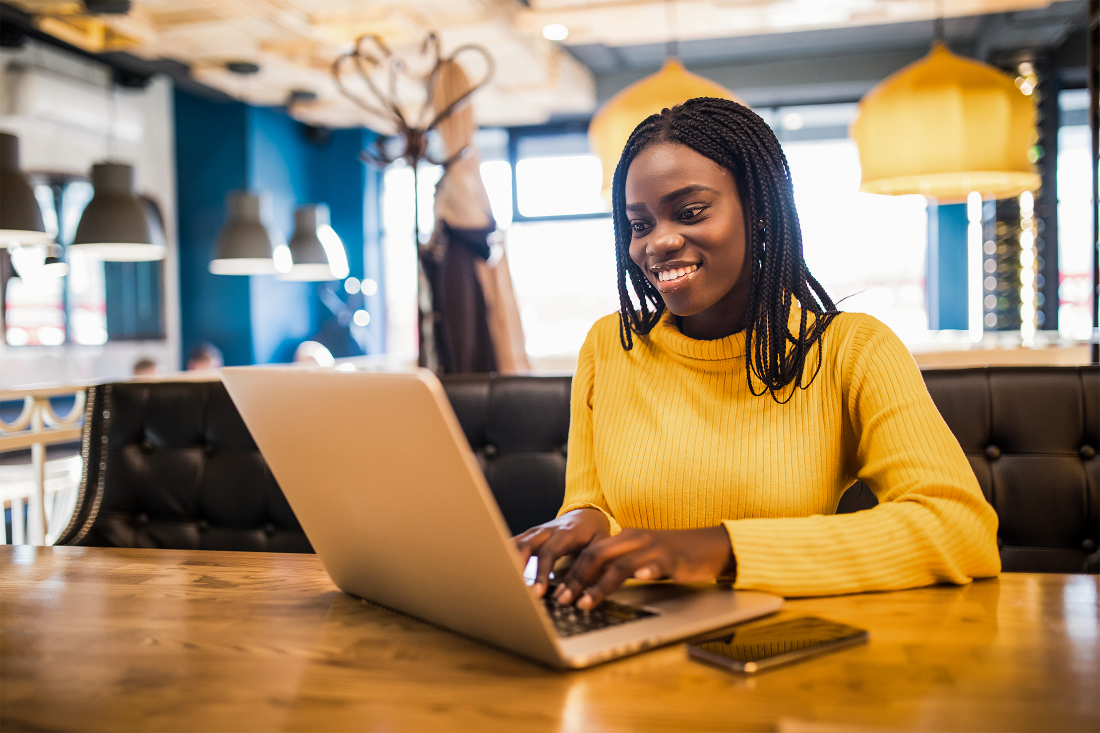 Professional team working together